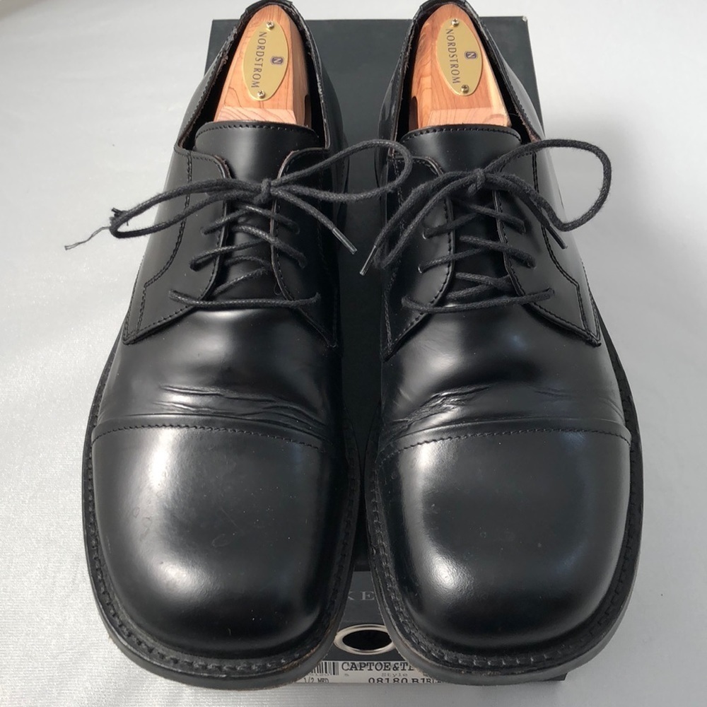 Kenneth Cole NY Captoe and Tennille Y2K black dress shoes